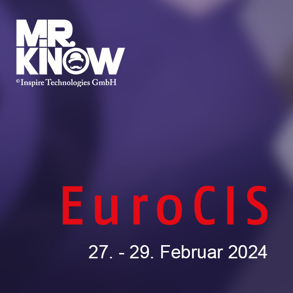 Logo MRKNOW und EuroCIS 2024 27. bis 29. Februar